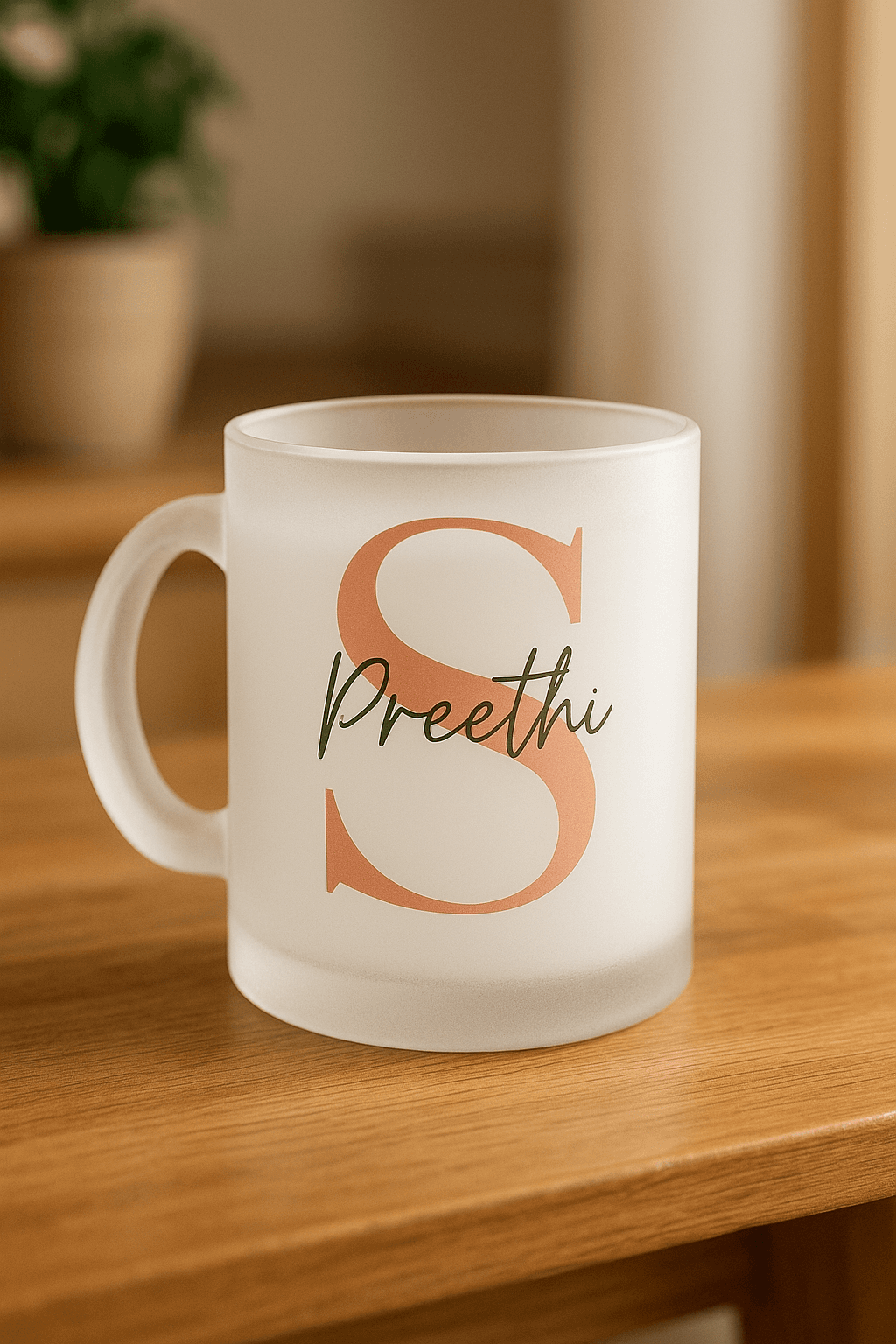Customized Ceramic Mug with Name Engraving