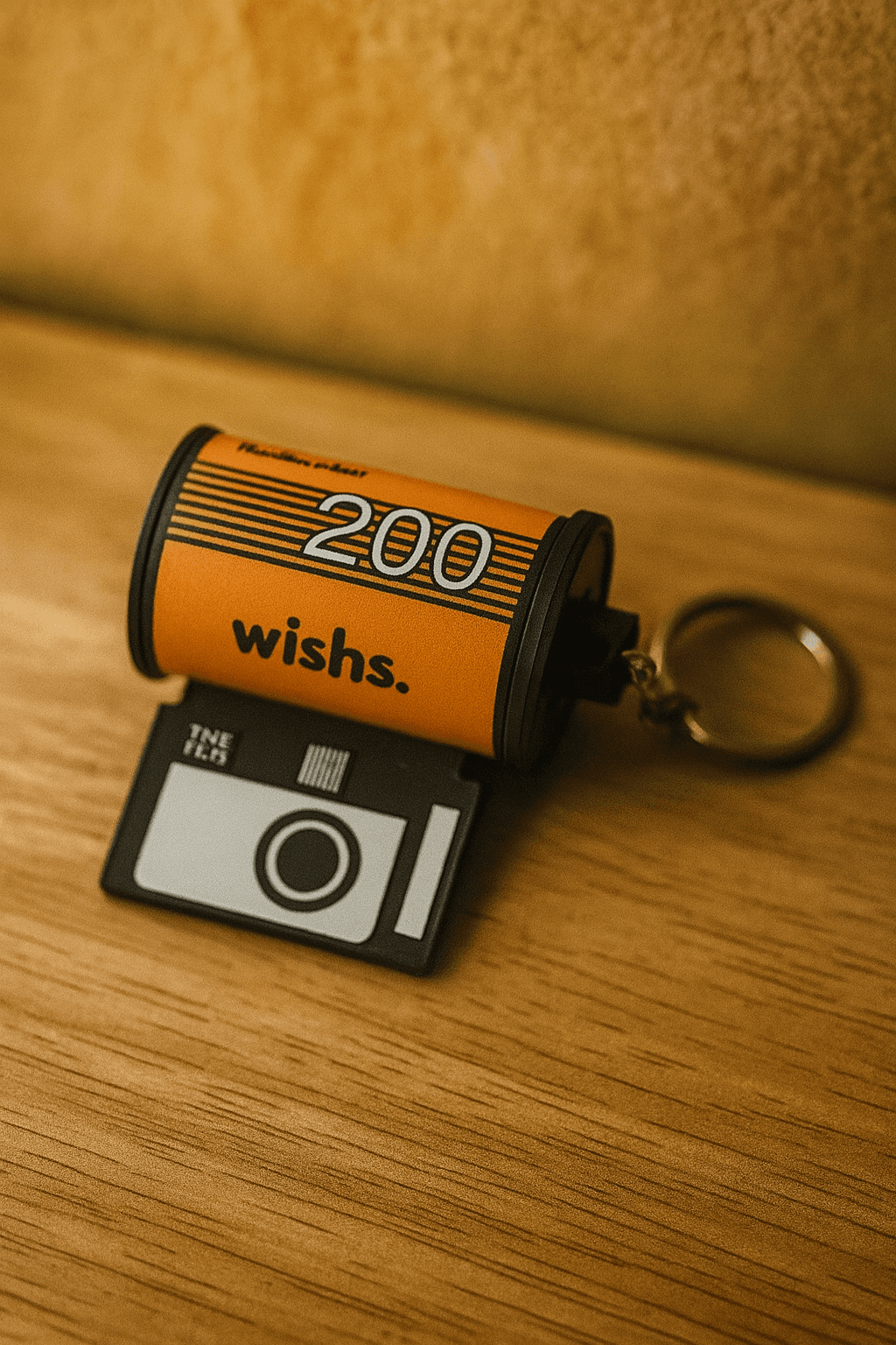Vintage Film Reel Keychain