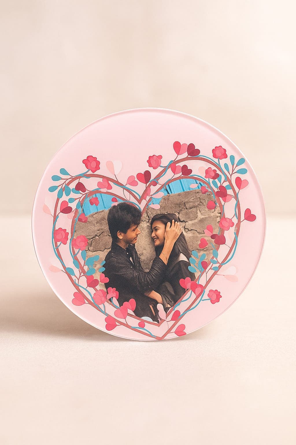 Personalized Fridge Magnet with Couple Image