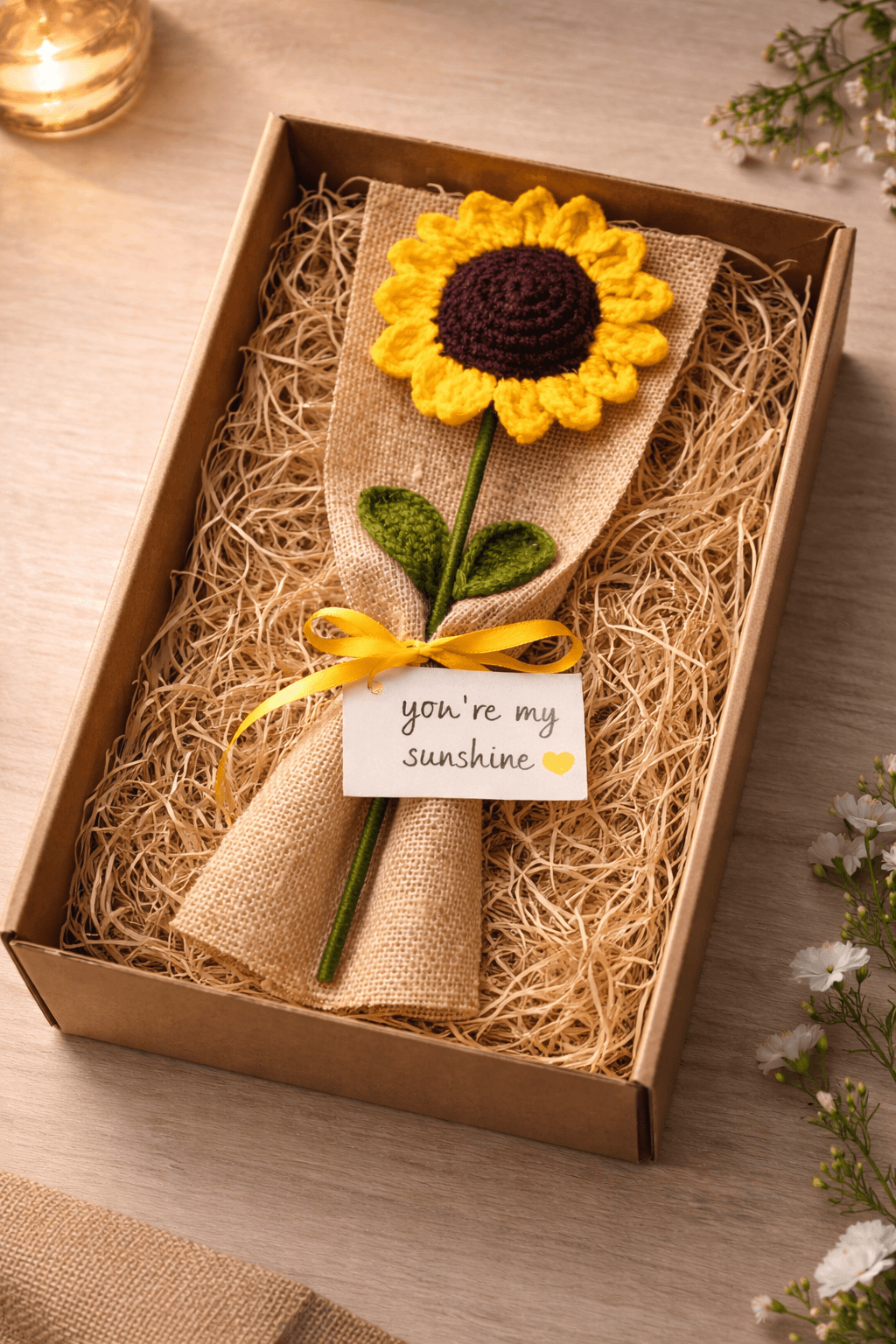 Sunflower Corchet Bouquet