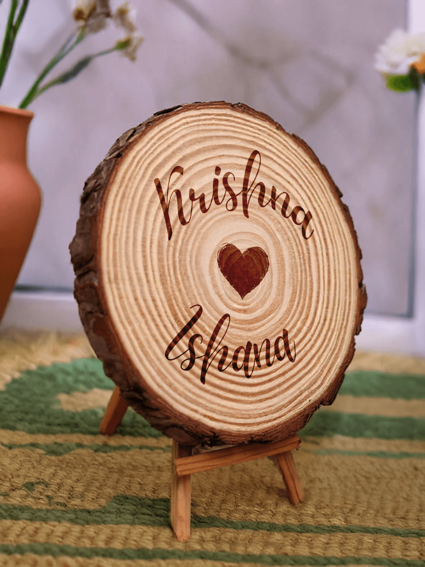 HeartCore Wooden Slice