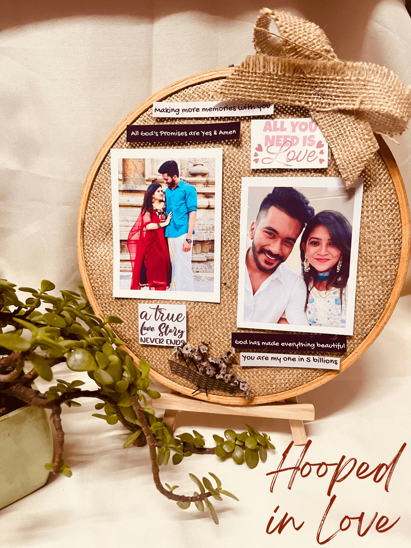 Personalized Embroidery Hoop Frame