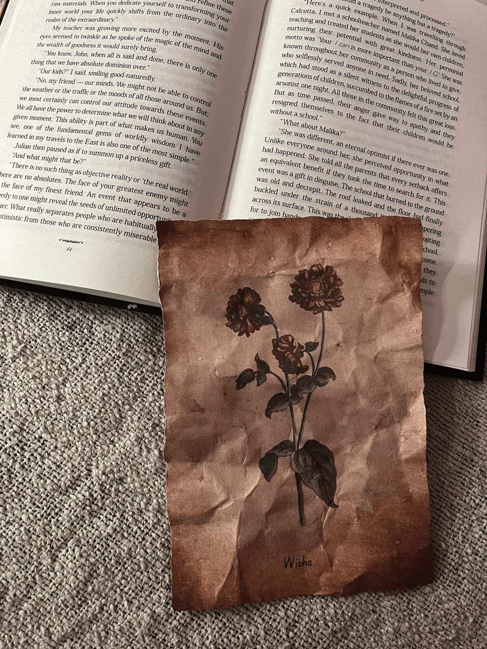Vintage Themed Letter