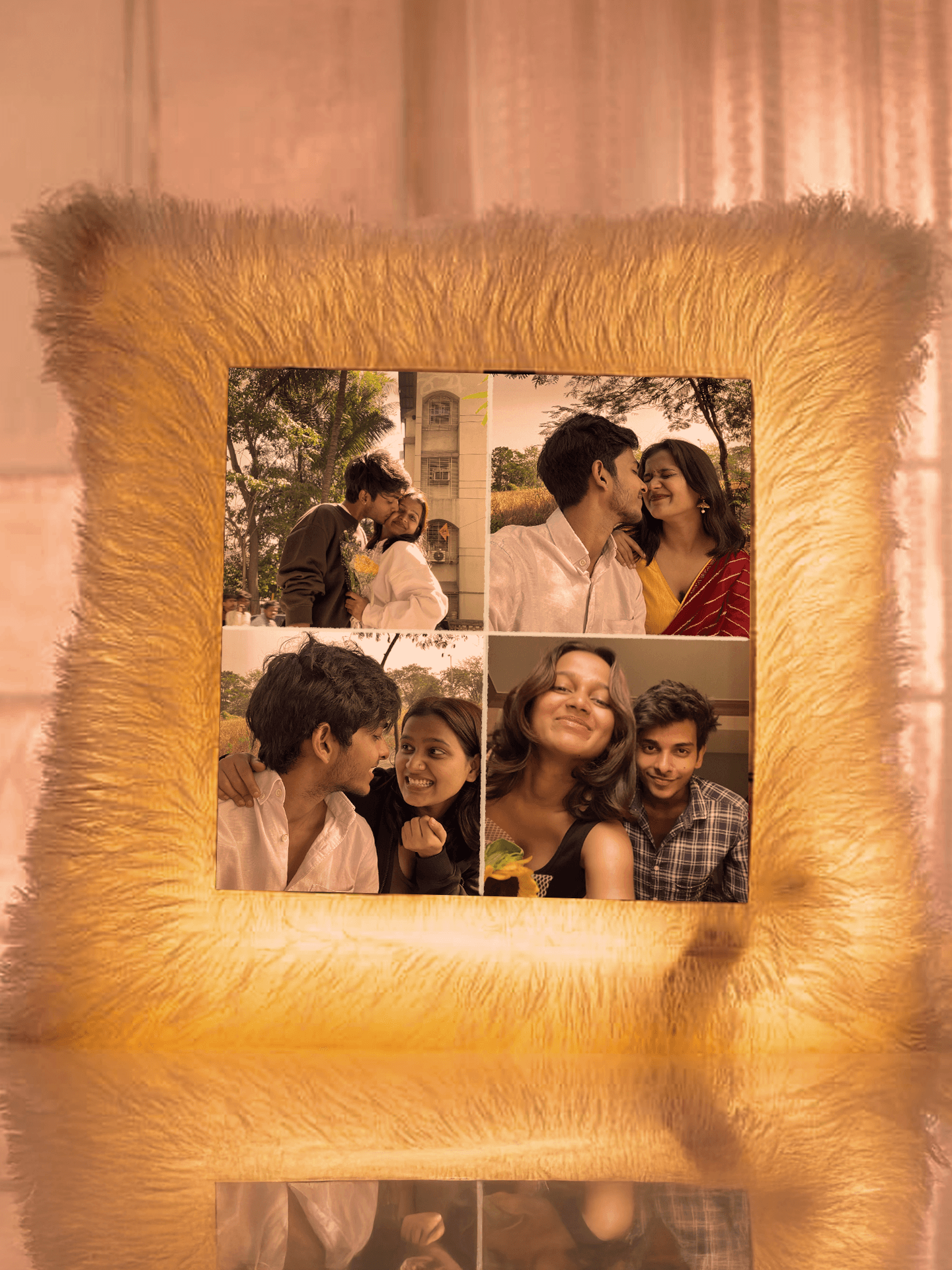 GlowCuddle Personalized Photo Pillow