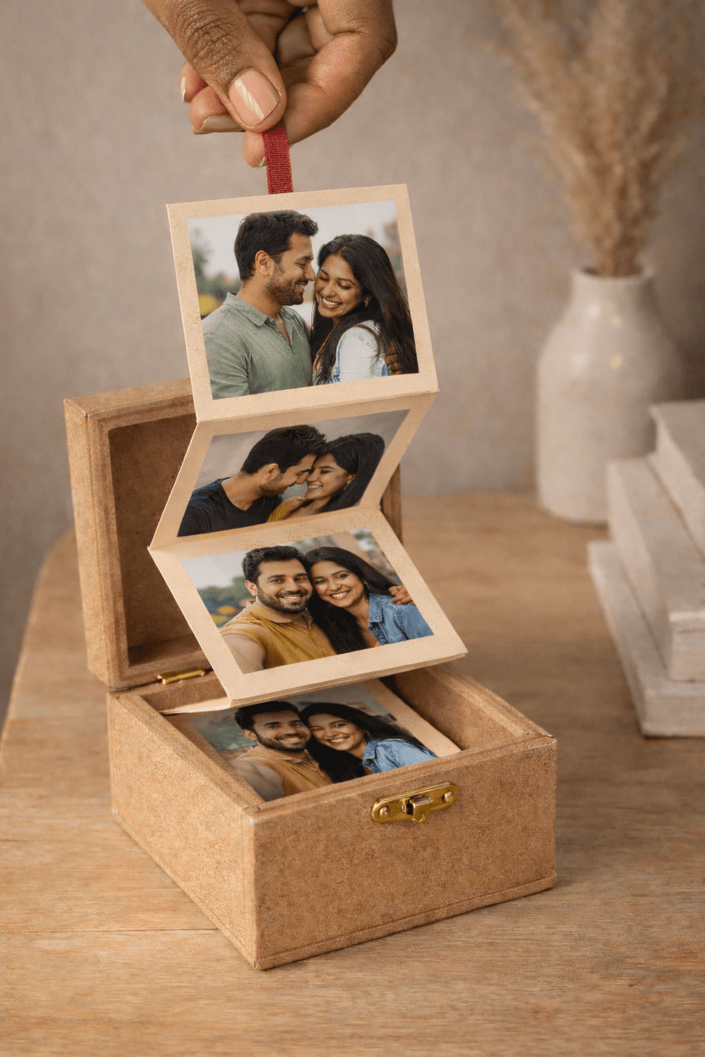 Personalized Mini Photo Album Box