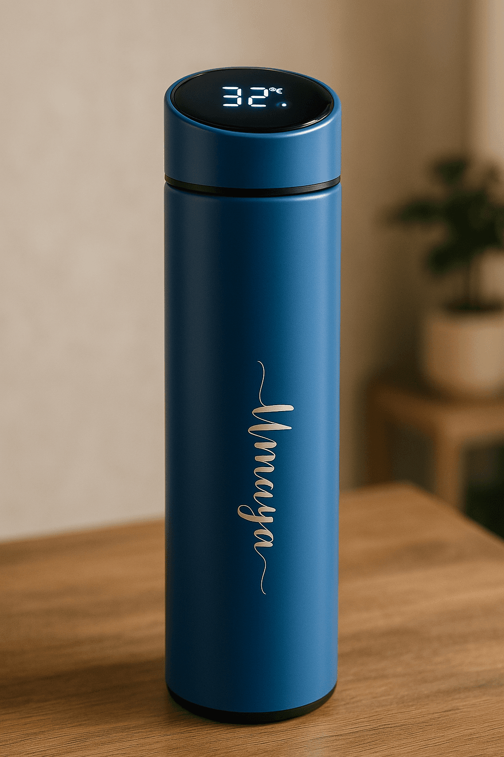 Customized Temperature Water Bottle with Name Engraving